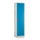Univerzální kovová skříň, 50 x 40 x 185 cm, cylindrický zámek - Modrá - RAL 5012