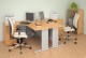 Kancelářský nábytek sestava Impress 7 - Tmavý ořech