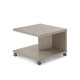 Konferenční stolek mobilní TopOffice 70 x 70 cm - Driftwood