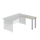 Přístavný stůl TopOffice, pravý, 90 x 55 cm - Driftwood