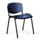 Konferenční židle Troy I - černé nohy - Modrá