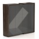 Vysoká skříň Lineart 211,2 x 50 x 187,6 cm - Jilm tmavý / antracit
