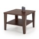 Konferenční stolek Manta čtvercový - Tmavý ořech