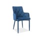 Jídelní židle Ricardo Velvet - Modrá