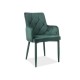 Jídelní židle Ricardo Velvet - Zelená
