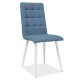 Jídelní židle Otto - Modrá / bílá