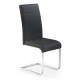 Jídelní židle Stacy - Černá / stříbrná