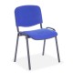 Konferenční židle Viva, černé nohy - Modrá