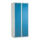 Kovová šatní skříňka, 80 x 50 x 180 cm, cylindrický zámek - Modrá - RAL 5012
