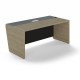 Stůl Trevix 180 x 90 cm - Dub pískový / černá