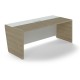 Stůl Trevix 200 x 90 cm - Dub pískový / bílá