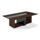Jednací stůl Trevix 260 x 140 cm - Dub Charleston / černá