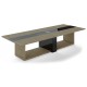 Jednací stůl Trevix 360 x 140 cm - Dub pískový / černá