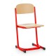 Školní židle Denis - vel. 2 - Červená - RAL 3020