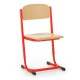 Školní židle Denis, nastavitelná - vel. 2-4 - Červená - RAL 3020