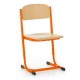 Školní židle Denis, nastavitelná - vel. 3-5 - Oranžová - RAL 2004