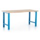 Dílenský stůl 170 x 80 cm - Modrá - RAL 5012