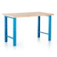 Výškově nastavitelný dílenský stůl 120 x 80 cm - Modrá - RAL 5012