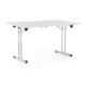 Skládací stůl 140 x 80 cm - Světle šedá