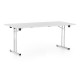 Skládací stůl 180 x 80 cm - Světle šedá