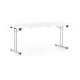 Skládací stůl 180 x 80 cm - Bílá