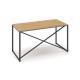 Stůl ProX 138 x 67 cm - Dub hamilton / grafit