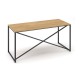 Stůl ProX 158 x 67 cm - Dub hamilton / grafit