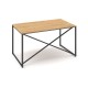 Stůl ProX 138 x 80 cm - Dub hamilton / grafit