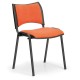 Konferenční židle SMART - černé nohy - Oranžová