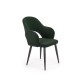 Jídelní židle Rainer - Zelená / černá