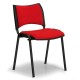 Konferenční židle SMART - černé nohy - Červená