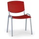 Konferenční židle Design - šedé nohy - Červená