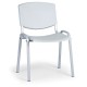 Konferenční židle Design - šedé nohy - Šedá