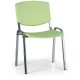 Konferenční židle Design - chromované nohy - Zelená