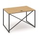 Stůl ProX 118 x 80 cm, s krytkou - Dub hamilton / grafit