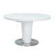 Jídelní stůl Orbit, průměr 120 cm - Bílá