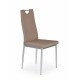 Jídelní židle Coreon - Hnědá / stříbrná