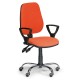 Pracovní židle Comfort SY s područkami - Oranžová