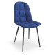 Jídelní židle Lancaster - Modrá / černá 