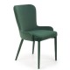Jídelní židle Cedric - Zelená / černá