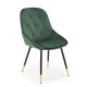 Jídelní židle Beline - Zelená / černá