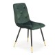 Jídelní židle Pascal - Zelená / černá