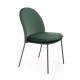 Jídelní židle Ulric - Zelená / černá