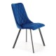 Jídelní židle Nyx - Modrá / černá 