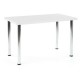 Jídelní stůl Modex Maxi - Bílá / stříbrná