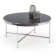 Konferenční stolek Moria - Černá / stříbrná