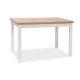 Jídelní stůl Adam 100 x 60 cm - Dub lancelot / bílá