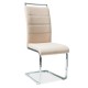 Jídelní židle Oceanus - Béžová / stříbrná