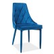 Jídelní židle Trix II Velvet - Modrá