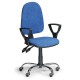 Pracovní židle Torino SY s područkami - Modrá